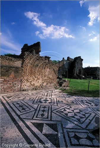 ITALY - VILLA ADRIANA (Tivoli RM) - mosaici pavimentali