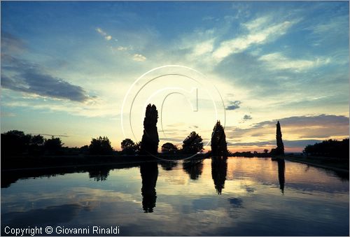 ITALY - VILLA ADRIANA (Tivoli RM) - tramonto sul Pecile