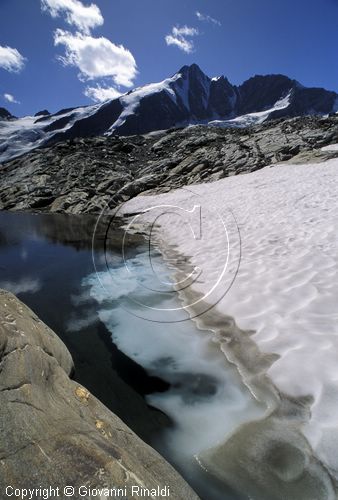 AUSTRIA - Gruppo del Glockner - ghiacci ai piedi delle Wasserfall Winkl