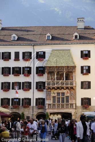 Austria - Innsbruck - Herzog Friedrich strasse - Goldenes Dachl