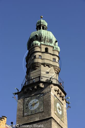 Austria - Innsbruck - Herzog Friedrich strasse - Altes Rathaus - Stadtturm