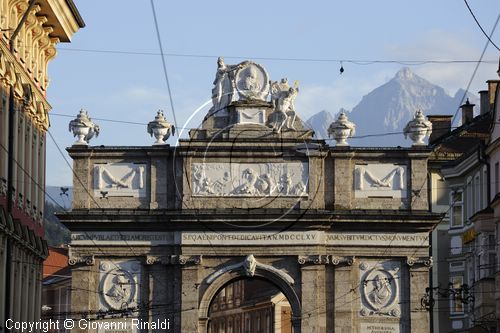 Austria - Innsbruck - Maria Theresien strasse - Triumphpforte