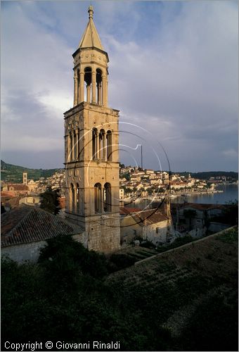 CROATIA - (Croazia) - ISOLA DI HVAR - Hvar - il campanile della chiesa di San Marco