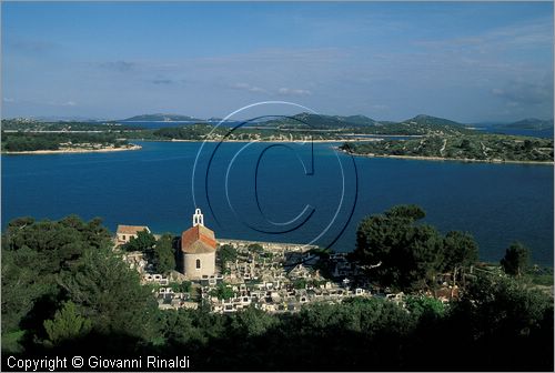 CROATIA - (Croazia) - Isola di Murter - Murter - veduta del Monte Gradina verso nord ovest