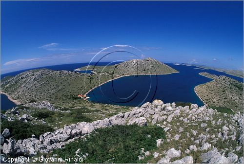 CROATIA - KORNATI (Croazia - Isole Incoronate) - Isola di Levrnaka vista dal Monte Svirac