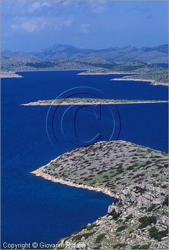 CROATIA - KORNATI (Croazia - Isole Incoronate) - Isola di Levrnaka vista dal Monte Svirac