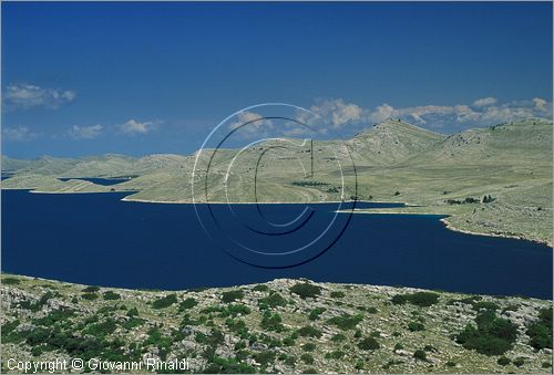 CROATIA - KORNATI (Croazia - Isole Incoronate) - Isola di Levrnaka vista dal Monte Svirac