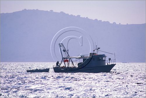 CROATIA - KORNATI (Croazia - Isole Incoronate) - peschereccio