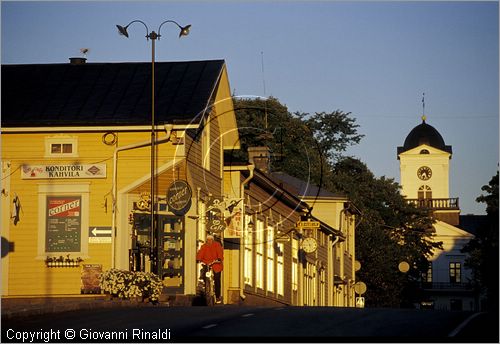 FINLAND - FINLANDIA - KRISTINESTAD - veduta all'alba