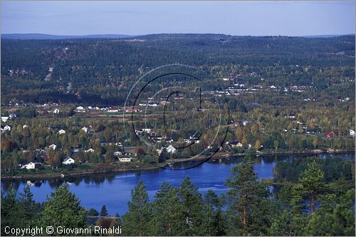 FINLAND - FINLANDIA - ROVANIEMI - veduta dalla collina