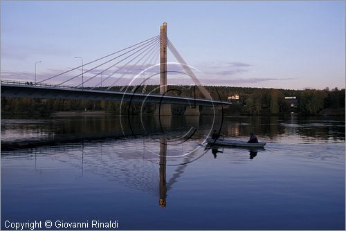 FINLAND - FINLANDIA - ROVANIEMI - ponte sul fiume Ounasjoki