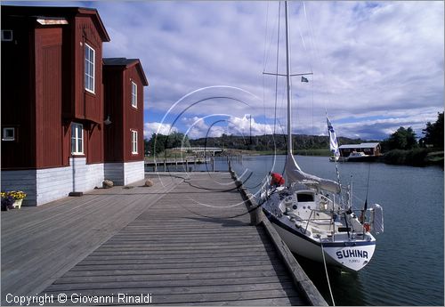 FINLAND - FINLANDIA - ISOLE ALAND - Kokar - Karlby - Hotel con approdo Brundhall