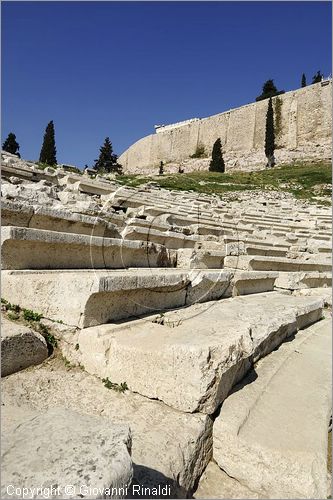 GREECE - ATENE - ATHENS - Acropoli - Acropolis - il teatro di Dionisio ai piedi della collina