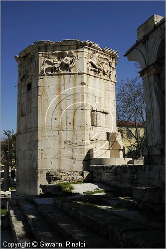 GREECE - ATENE - ATHENS - Agor Romana - the Roman Agora - la torre dei venti (Aerides) - racchiude l'orologio idraulico di Kyrrhestos (I secolo a.C.)