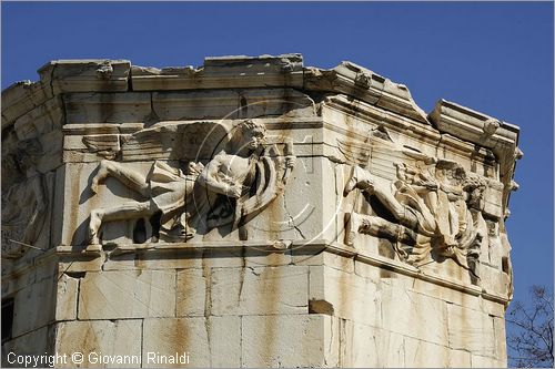 GREECE - ATENE - ATHENS - Agor Romana - the Roman Agora - la torre dei venti (Aerides) - racchiude l'orologio idraulico di Kyrrhestos (I secolo a.C.)