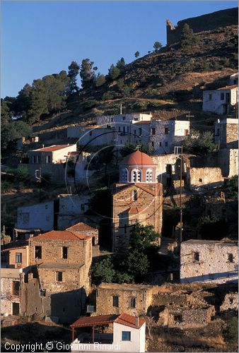 GREECE - CHIOS ISLAND (GRECIA - ISOLA DI CHIOS) - Volissos - veduta del borgo