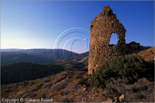 GREECE - CHIOS ISLAND (GRECIA - ISOLA DI CHIOS) - Volissos - resti del castello