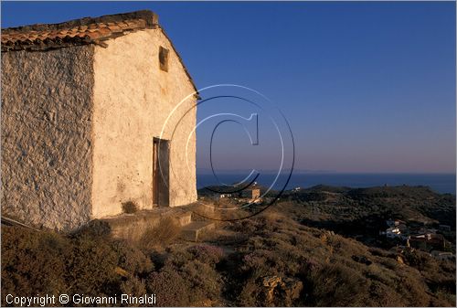 GREECE - CHIOS ISLAND (GRECIA - ISOLA DI CHIOS) - Volissos - casa sulla collina del castello