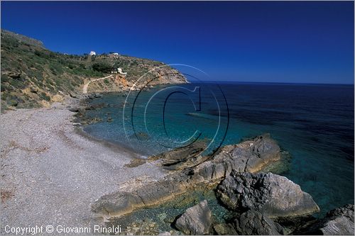 GREECE - CHIOS ISLAND (GRECIA - ISOLA DI CHIOS) - Marmaro - una spiaggia a nord del golfo