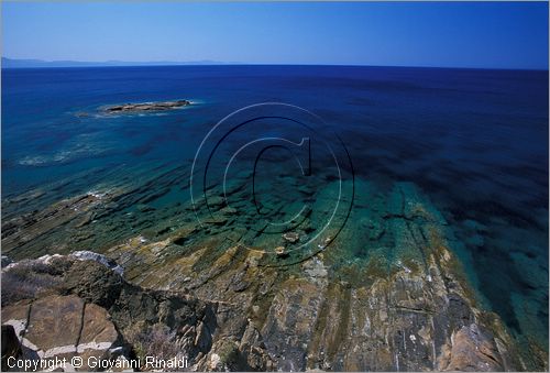 GREECE - CHIOS ISLAND (GRECIA - ISOLA DI CHIOS) - Limnia presso Volissos - la costa verso nord