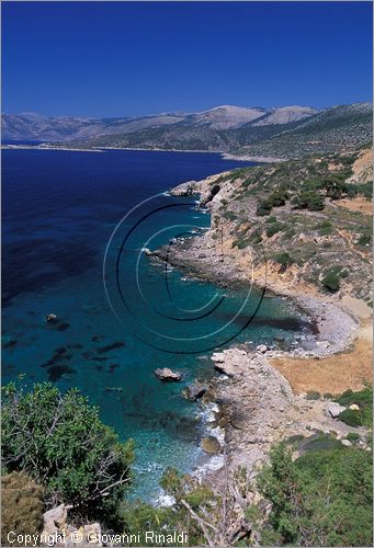 GREECE - CHIOS ISLAND (GRECIA - ISOLA DI CHIOS) - costa occidentale presso Ormos Elatas