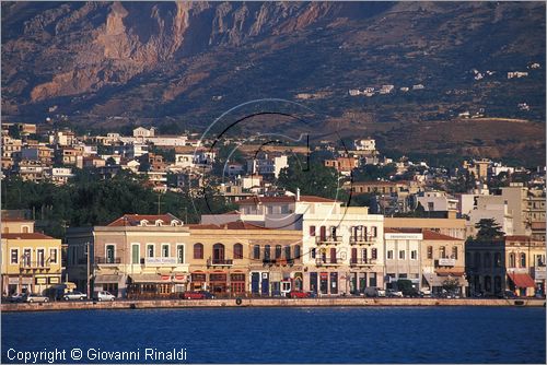 GREECE - CHIOS ISLAND (GRECIA - ISOLA DI CHIOS) - veduta della citt di Chios dal mare