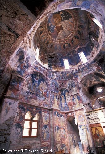 GREECE - CHIOS ISLAND (GRECIA - ISOLA DI CHIOS) - Pyrgi - chiesa di Agios Apostolos del XII secolo