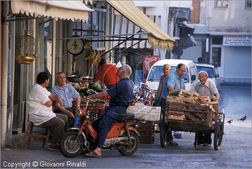 GREECE - CHIOS ISLAND (GRECIA - ISOLA DI CHIOS) - Hios - il mercato alimentare