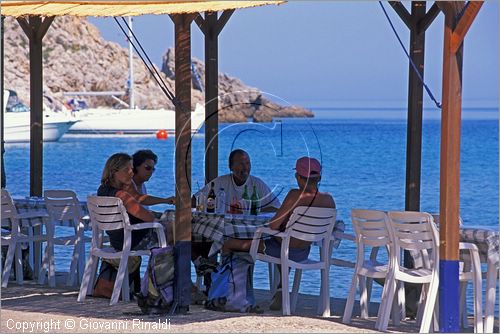 GREECE - CHIOS ISLAND (GRECIA - ISOLA DI CHIOS) - Emporio sulla costa sud orientale - tipico ristorante sul mare