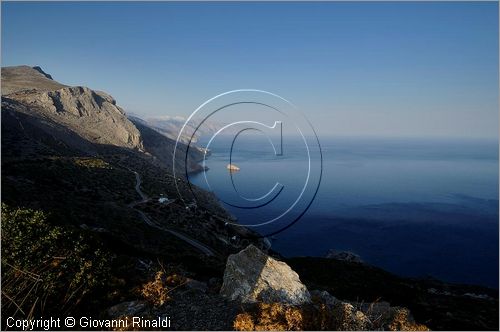 GRECIA - GREECE - Isole Cicladi - Amorgos - veduta della costa orientale