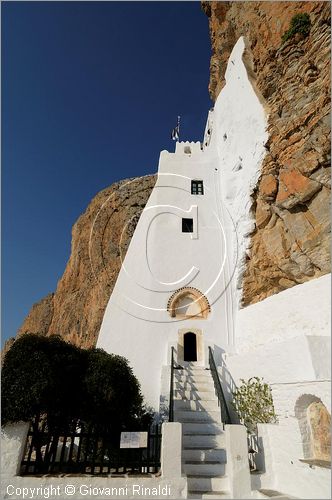 GRECIA - GREECE - Isole Cicladi - Amorgos - costa orientale - monastero Moni Hozoviotissis