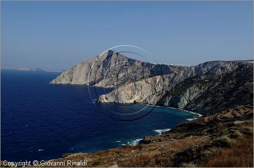 GRECIA - GREECE - Isole Cicladi - Folegandros - costa nord - Vorina bay e Plaka Bay