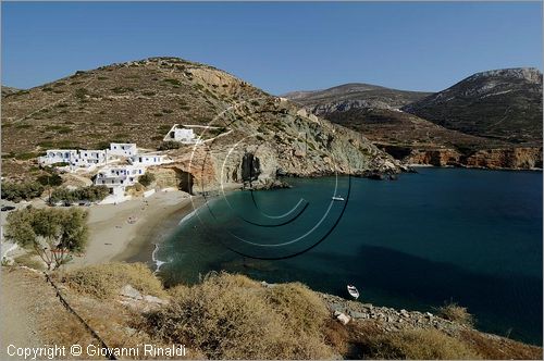 GRECIA - GREECE - Isole Cicladi - Folegandros - costa sud ovest - Vathy Bay - Angali