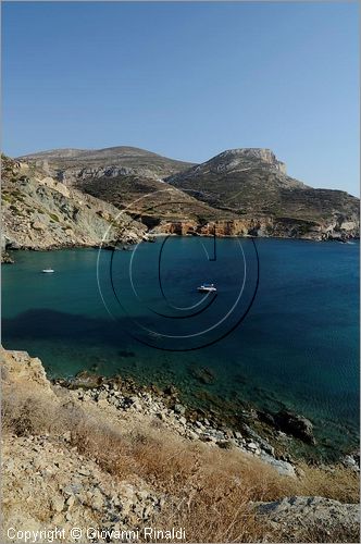 GRECIA - GREECE - Isole Cicladi - Folegandros - costa sud ovest - Vathy Bay - Angali