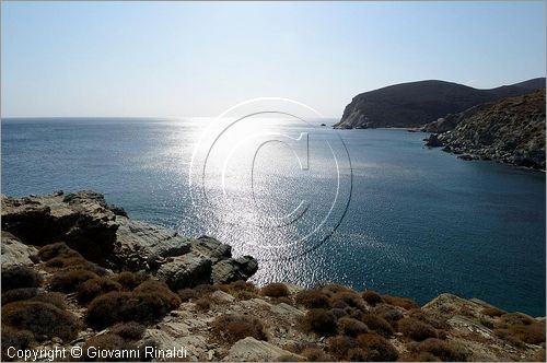 GRECIA - GREECE - Isole Cicladi - Folegandros - costa sud ovest - Ghalifos Bay