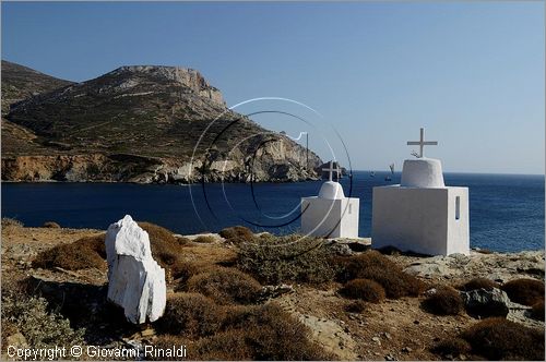 GRECIA - GREECE - Isole Cicladi - Folegandros - costa sud ovest - Vathy Bay