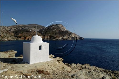 GRECIA - GREECE - Isole Cicladi - Folegandros - costa sud ovest - Vathy Bay