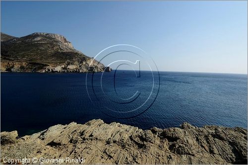 GRECIA - GREECE - Isole Cicladi - Folegandros - costa sud ovest - Vathy Bay