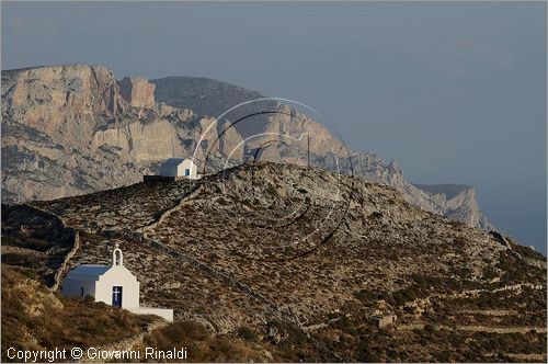 GRECIA - GREECE - Isole Cicladi - Folegandros - vista da Ano Meria
