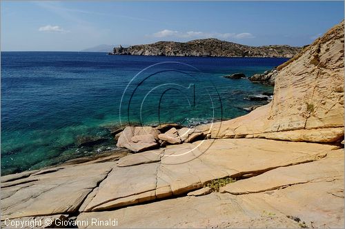 GRECIA - GREECE - Isole Cicladi - Ios -  la costa presso Valmas beach