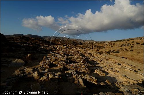 GRECIA - GREECE - Isole Cicladi - Ios - Kambos - sito archeologico di Skarkos