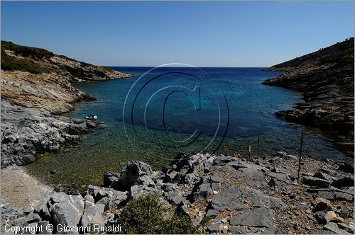 GRECIA - GREECE - Isole del Dodecaneso - Dodecanese Islands - Isola di Agatonissi (Agathonisi) - la costa sud tra capo Gourna e capo Protali