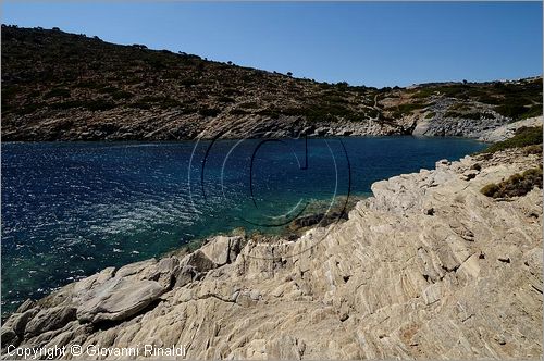 GRECIA - GREECE - Isole del Dodecaneso - Dodecanese Islands - Isola di Agatonissi (Agathonisi) - la costa sud tra capo Gourna e capo Protali