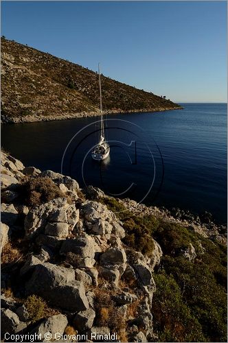 GRECIA - GREECE - Isole del Dodecaneso - Dodecanese Islands - Isola di Agatonissi (Agathonisi) - la costa sud - Aghios Georghios Bay