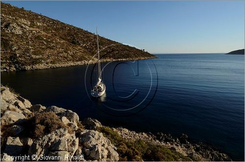 GRECIA - GREECE - Isole del Dodecaneso - Dodecanese Islands - Isola di Agatonissi (Agathonisi) - la costa sud - Aghios Georghios Bay