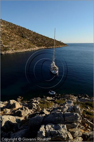 GRECIA - GREECE - Isole del Dodecaneso - Dodecanese Islands - Isola di Agatonissi (Agathonisi) - la costa sud - Aghios Georghios Bay