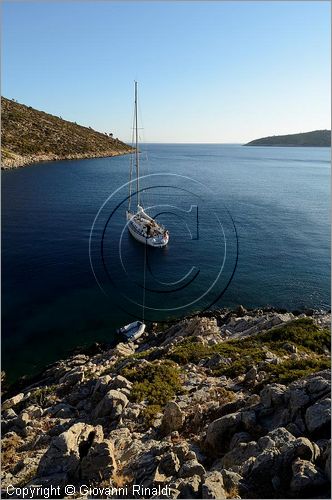 GRECIA - GREECE - Isole del Dodecaneso - Dodecanese Islands - Isola di Agatonissi (Agathonisi) - la costa sud - Aghios Georghios Bay