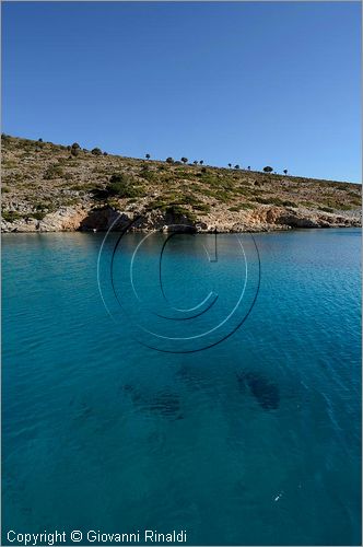 GRECIA - GREECE - Isole del Dodecaneso - Dodecanese Islands - Isola di Agatonissi (Agathonisi) - la costa sud est - Poros Bay