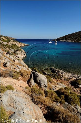 GRECIA - GREECE - Isole del Dodecaneso - Dodecanese Islands - Isola di Agatonissi (Agathonisi) - la costa sud est - Poros Bay