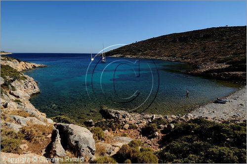 GRECIA - GREECE - Isole del Dodecaneso - Dodecanese Islands - Isola di Agatonissi (Agathonisi) - la costa sud est - Poros Bay